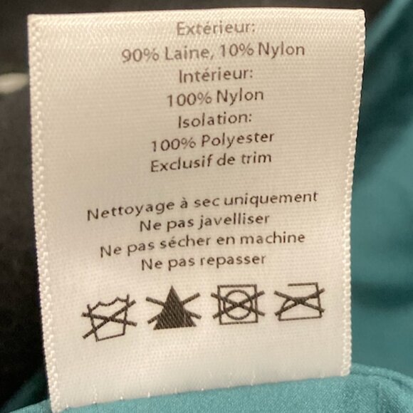 Canadian made Wool Coat - Picture 5 of 5